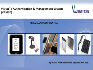 Visitor Authentication System Application