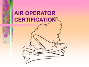 air operator certification