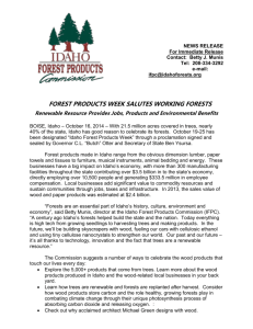Idaho Forest Products Week