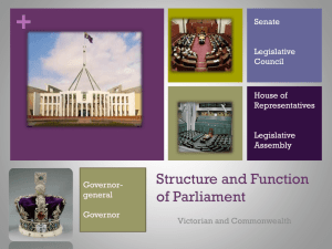 structure of parliament powerpoint