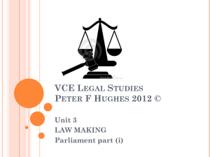 VCE Legal Studies Glenvale School