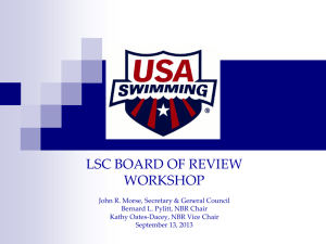 What is a LSC Board of Review?