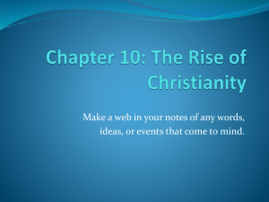 Chapter10. Early Christianity