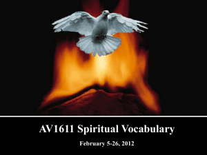 AV1611 Spiritual Vocabulary-2-5-12