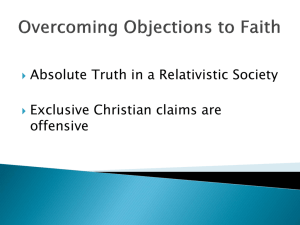 Exclusive Christian Claims Are Offensive