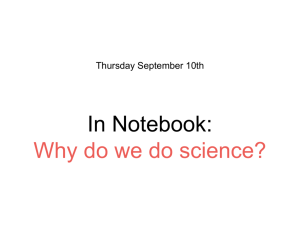 Barker Scientific Method Notes