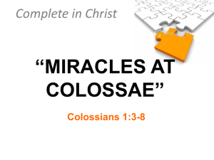 Complete in Christ