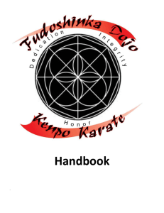 handbook - Fudoshinka Dojo Kenpo Karate
