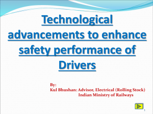 Technological advancements to enhance safety performance of
