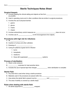 Sterile Field