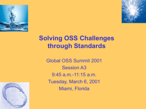 OSS Standards Presentation