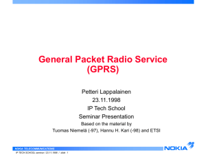 General Packet Radio Service (GPRS)