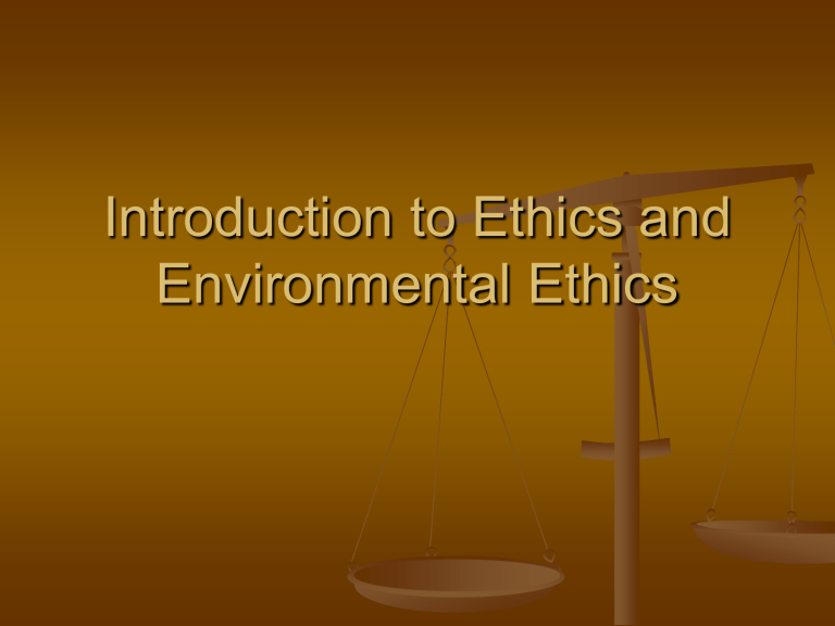 term paper on ethics and environmental protection