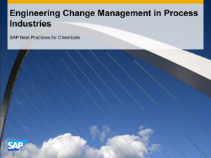 Engineering Change Management for Process