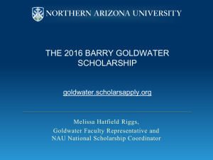 goldwater.scholarsapply.org - NAU jan.ucc.nau.edu web server