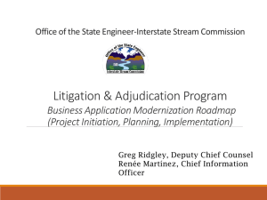 Project Abstract - New Mexico Department of Information Technology
