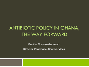 Antibiotic Policy in Ghana