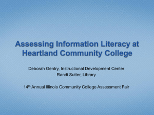 Assessing Information Literacy at Heartland Community College_3