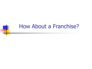 How About a Franchise?