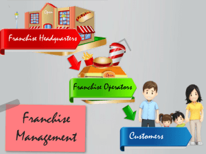 Franchising - Management Study Guide