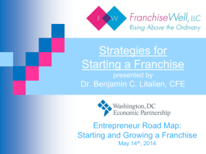 Foundations In Franchising