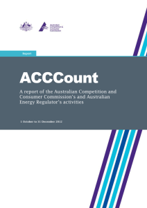 ACCCount 1 October to 31 December 2012