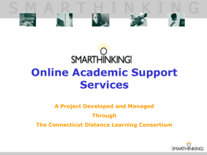 CTDLC/Smarthinking Presentation