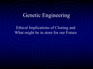 Genetic Engineering lecture2