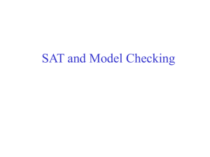 SAT and Model Checking
