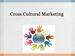 Cross Cultural Marketing
