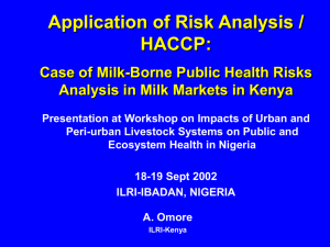 Health in Kenya Risk Analysis