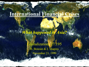 Asian Crisis Presentation