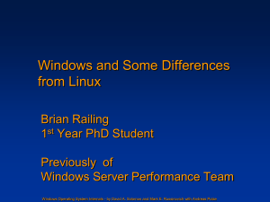Unit OS B: Windows