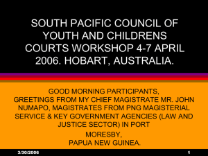 Royal Papua New Guinea Constabulary Juvenile