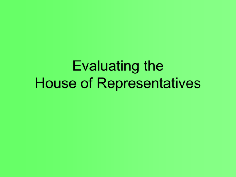 evaluating-the-house-of-representatives