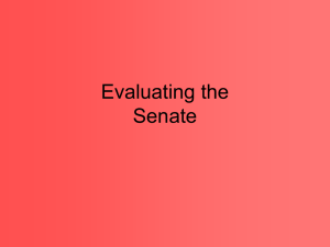 Evaluating the Senate