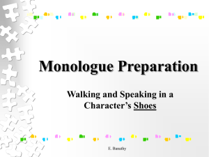 Monologue preparation - angelenesvirtualtoolbag