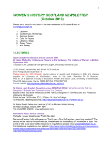 WHS-News-letter-October-2013