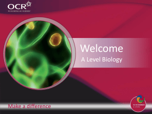 Biology and Human Biology - Get ready presentation (PPT