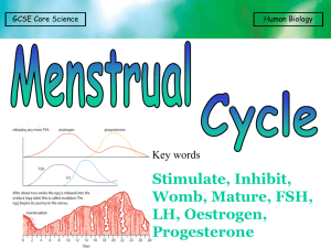 menstrual and fertility - science
