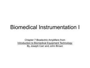 Biomedical Instrumentation Tara Alvarez Ph.D.