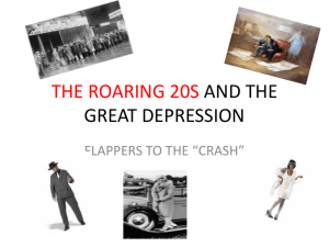 THE ROARING 20S AND THE GREAT DEPRESSION
