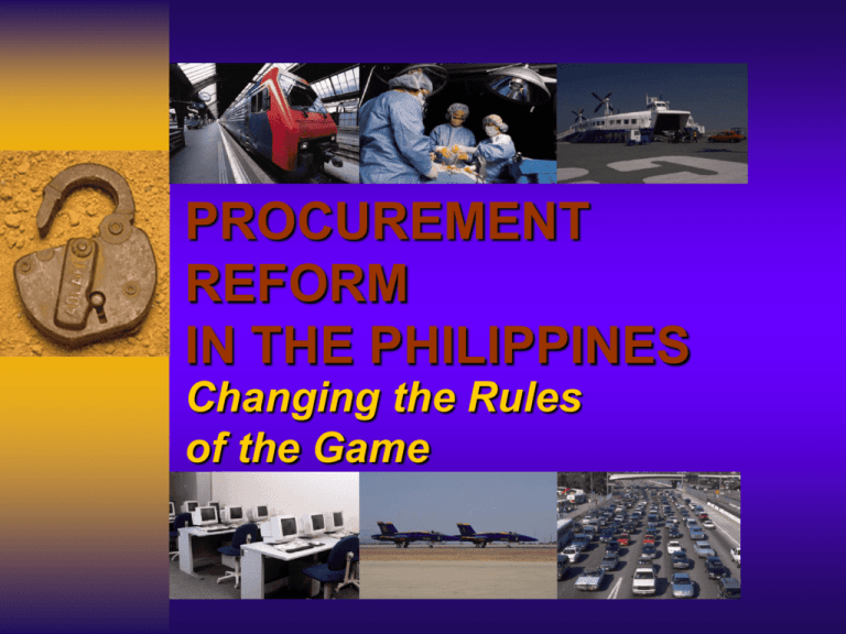 the government procurement reform act of the philippines