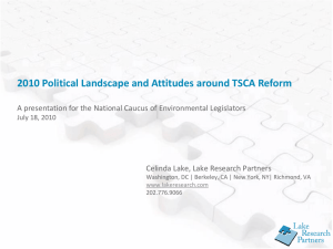 Key Findings - National Caucus of Environmental Legislators (NCEL)