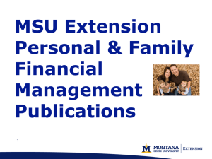 PowerPoint, “Financial Management and Estate Planning