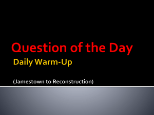Daily Warm-Up - Valley View School District