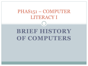 phas151 * computer literacy i