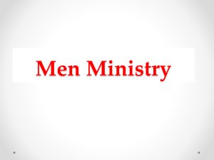 Men Ministry