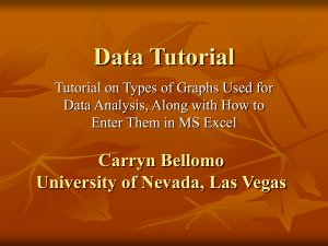 How to graph in MS Excel - University of Nevada, Las Vegas