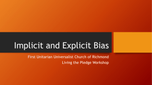 Implicit Bias - Richmond Pledge